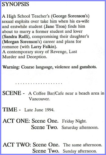 1994 Vancouver Fringe Theatre Festival